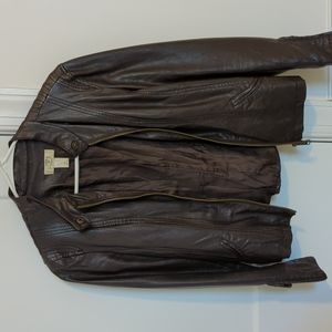 Loft 2P Brown leather jacket